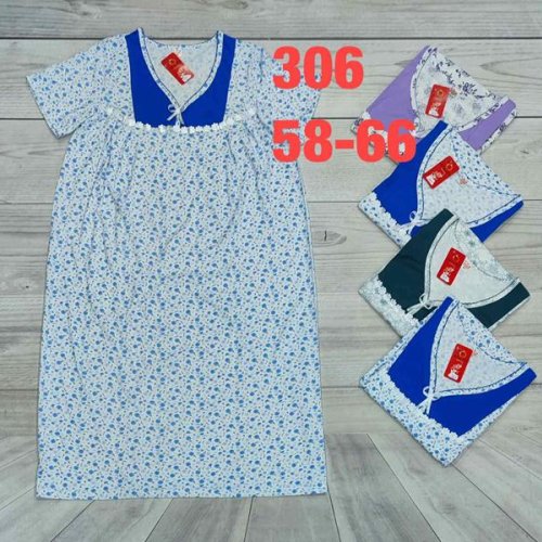 Ночнушка HomeWear (58-66) 306-1 mix (лето) HomeWear 306-1 mix