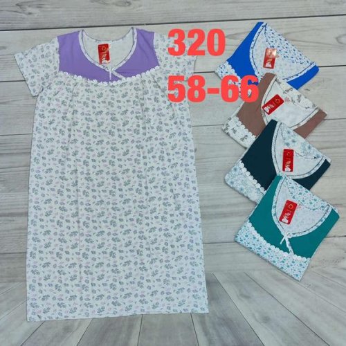 Ночнушка HomeWear (58-66) 320-1 mix (лето) HomeWear 320-1 mix