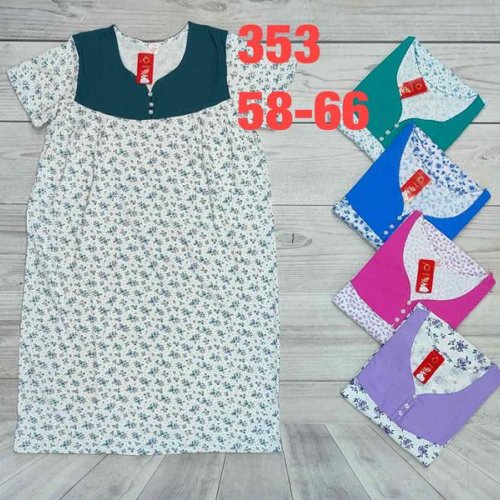 Ночнушка HomeWear (58-66) 353-1 mix (лето) HomeWear 353-1 mix