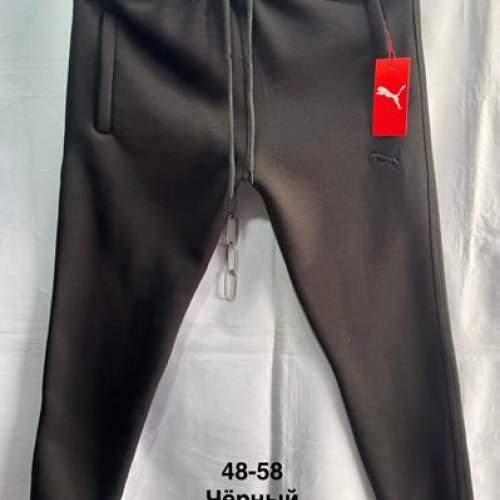 Штаны спорт Minh (48-58) MH442 black (зима) Minh MH442 black