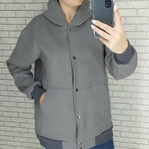 Куртка Valentina (42-56) 17 grey (деми) Valentina 17 grey