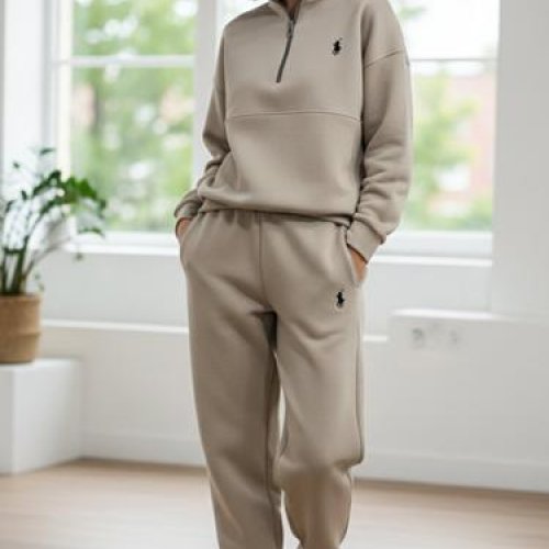 Костюм спорт Delviago (46-50) DL513 beige (зима) Delviago DL513 beige