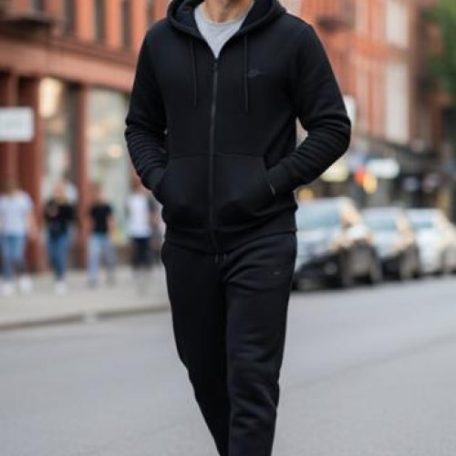 Костюм спорт Delviago (46-54) DL577 black (зима) Delviago DL577 black