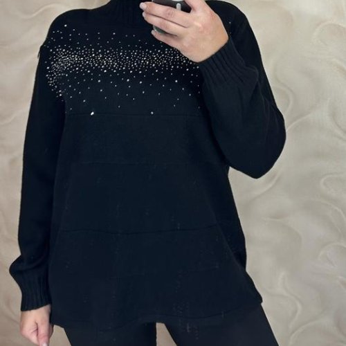 Свитер LeVisha (50-56) 24070 black (зима) LeVisha 24070 black