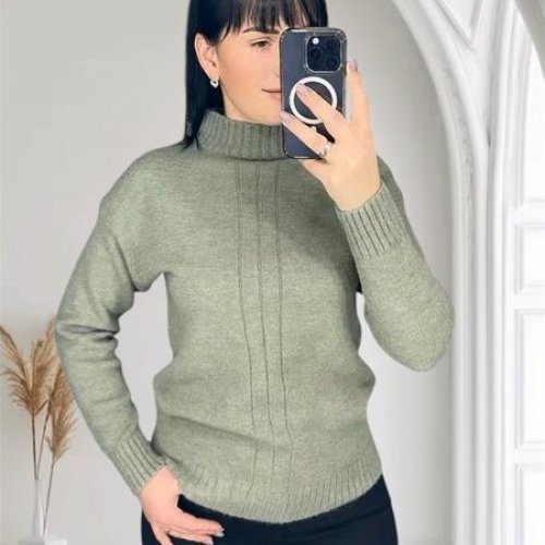 Свитер LeVisha (46-50) 25413 green (зима) LeVisha 25413 green