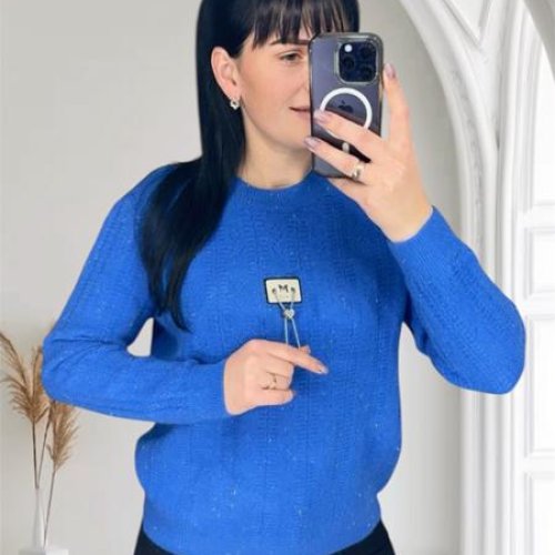 Свитер LeVisha (46-50) 25415 blue (зима) LeVisha 25415 blue