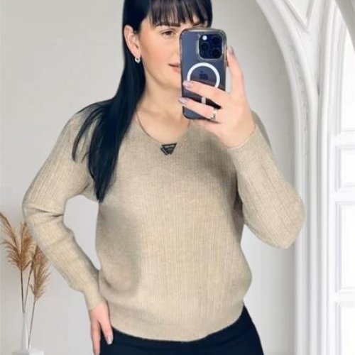 Свитер LeVisha (46-50) 25416 beige (зима) LeVisha 25416 beige