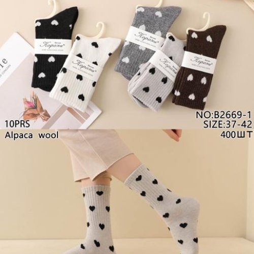 Носки Корона (37-42) B2669-1 mix (зима) Корона B2669-1 mix