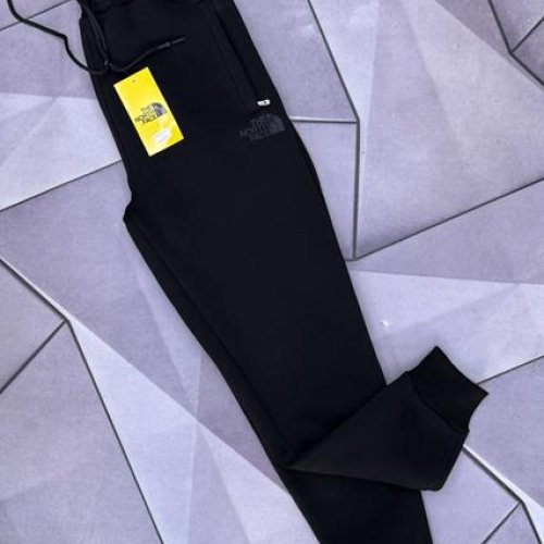 Штаны спорт Rassul (S-2XL) 66129 black (зима) Rassul 66129 black