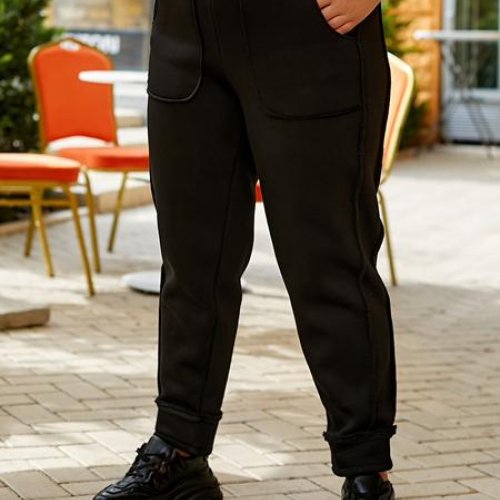 Штаны спорт T.S.Eliot (50-58) 3044 black (зима) T.S.Eliot 3044 black