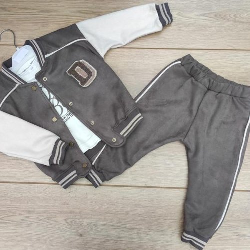 Костюм Emir kids (0.6-1.6) 831 grey (деми) Emir kids 831 grey