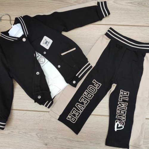 Костюм Emir kids (0.6-1.6) 834 black (деми) Emir kids 834 black