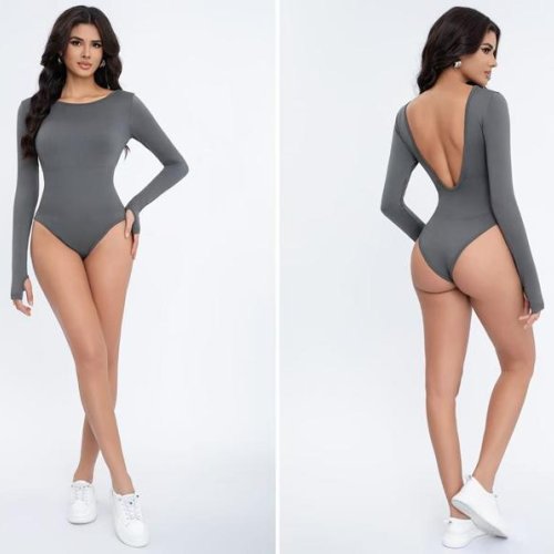 Боди Modnulya (S-XL) NA68 black (деми) Modnulya NA68 black