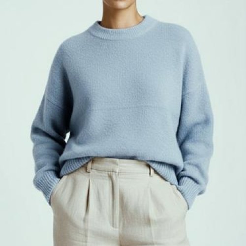 Свитер Lora (42-48) 401 l.blue (зима) Lora 401 l.blue