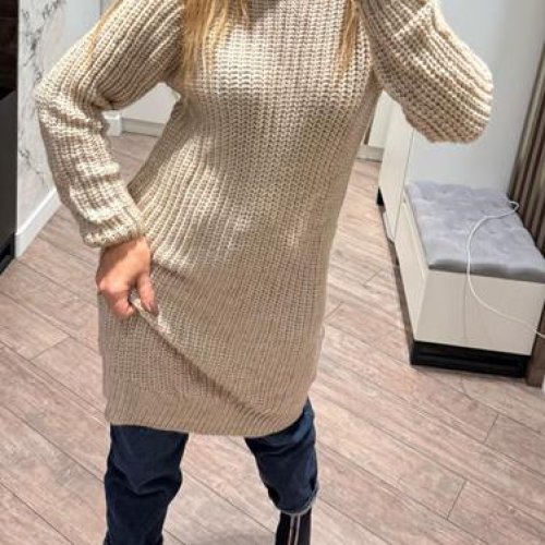 Платье Lora (one size) LR910 beige (зима) Lora LR910 beige