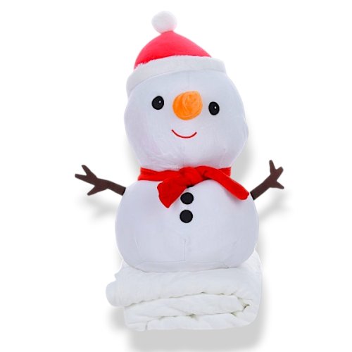 Плед Obuv OK2 (120*160) 79-9, Сніговик 50х20, плед 160х120 (деми) Obuv OK2 79-9, Сніговик 50х20, плед 160х120