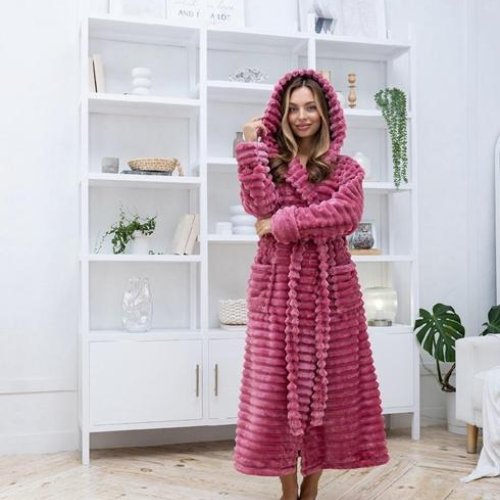 Халат Cotpark (5XL-6XL) C10 pink (зима) Cotpark C10 pink