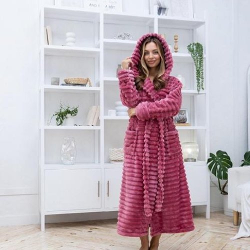 Халат Cotpark (7XL-8XL) C11 pink (зима) Cotpark C11 pink