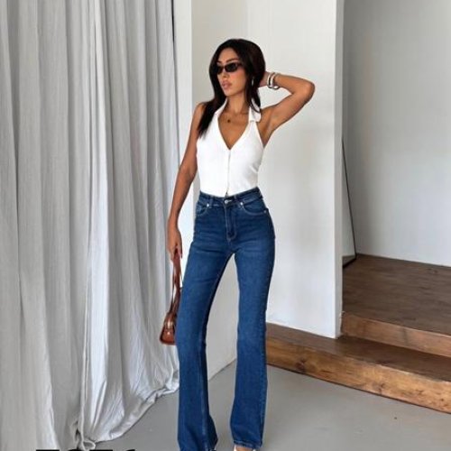 Джинсы Jeans Style (34-42) 7276 blue (деми) Jeans Style 7276 blue