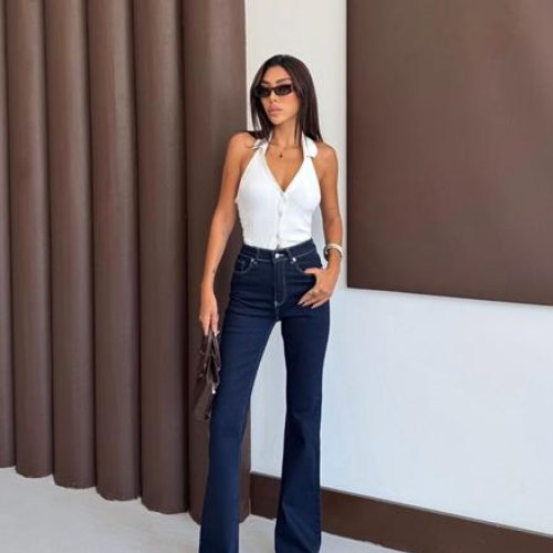 Джинсы Jeans Style (34-42) 7292 navy (деми) Jeans Style 7292 navy