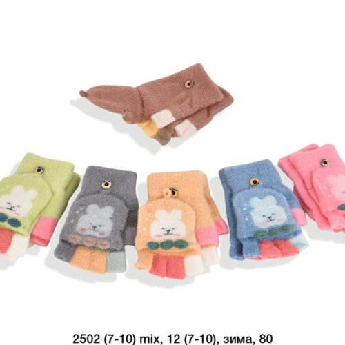 Перчатки SunnyTot (7-10) 2502-1 mix (зима) SunnyTot 2502-1 mix