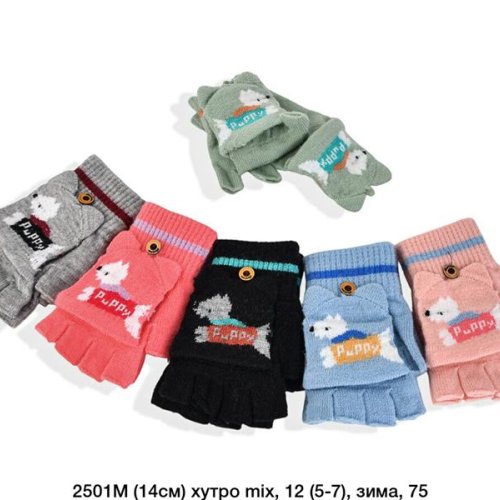 Перчатки SunnyTot (5-7) 2501M mix (зима) SunnyTot 2501M mix