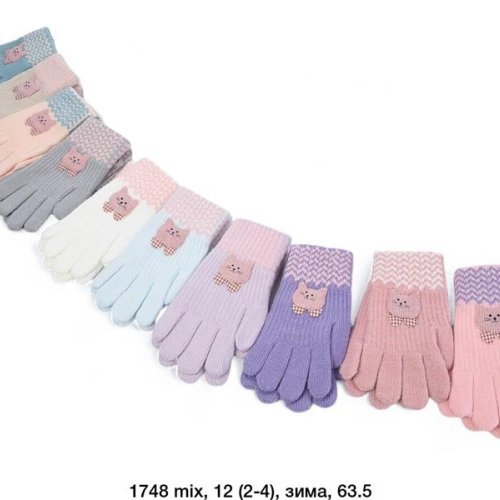 Перчатки SunnyTot (2-4) 1748 mix (зима) SunnyTot 1748 mix