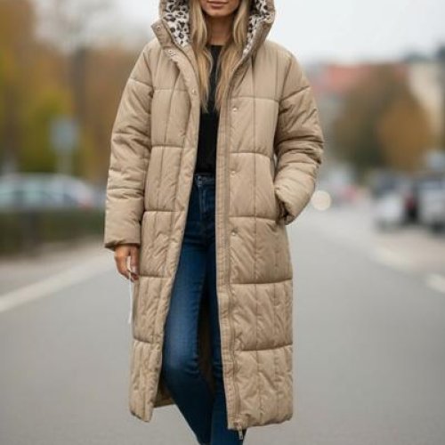 Куртка DKNSEL (42-50) 24589 beige (зима) DKNSEL 24589 beige