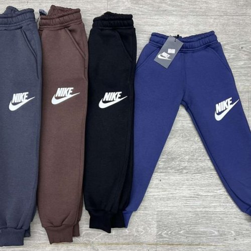 Штаны спорт MMZ (5-8) 1001-1 black (зима) MMZ 1001-1 black