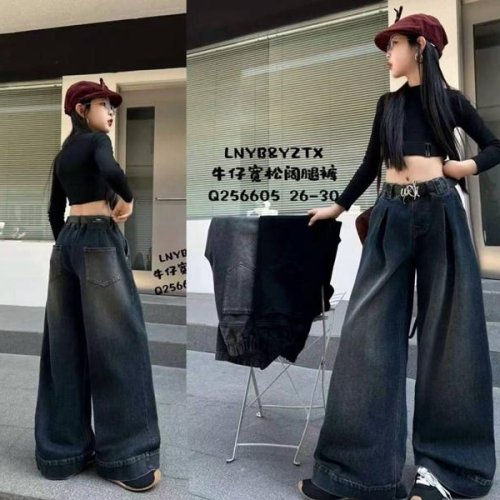 Джинсы SunnyTot (26-30) Q256605 black (деми) SunnyTot Q256605 black