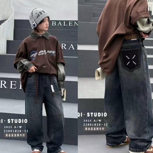 Джинсы SunnyTot (28-32) 22801 navy (деми) SunnyTot 22801 navy