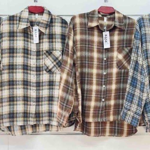 Рубашка BASE (2XL-6XL) 2505 beige (зима) BASE 2505 beige