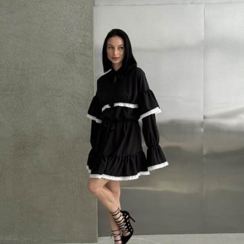 Платье Sofi Cor (42-48) 6023 black (деми) Sofi Cor 6023 black