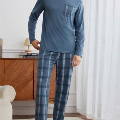 Пижама Brilliant (M-3XL) B70333 blue (деми) Brilliant B70333 blue