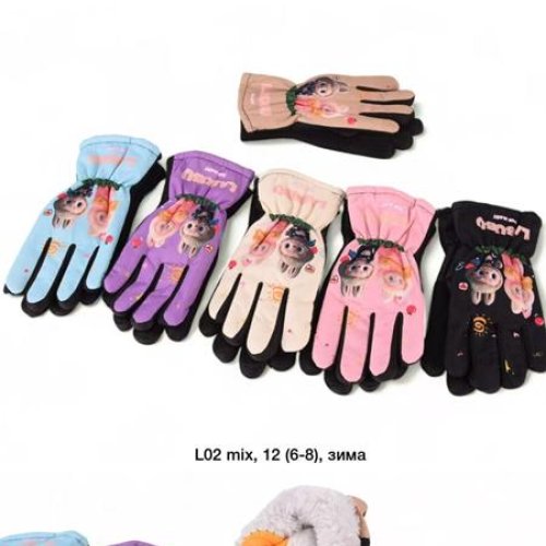 Перчатки Descarrilado (6-8) L02 mix (зима) Descarrilado L02 mix