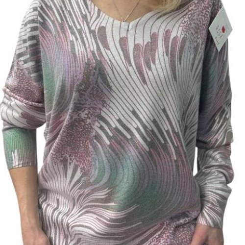 Свитер LeVisha (46-52) 25241 l.grey-lilac (деми) LeVisha 25241 l.grey-lilac