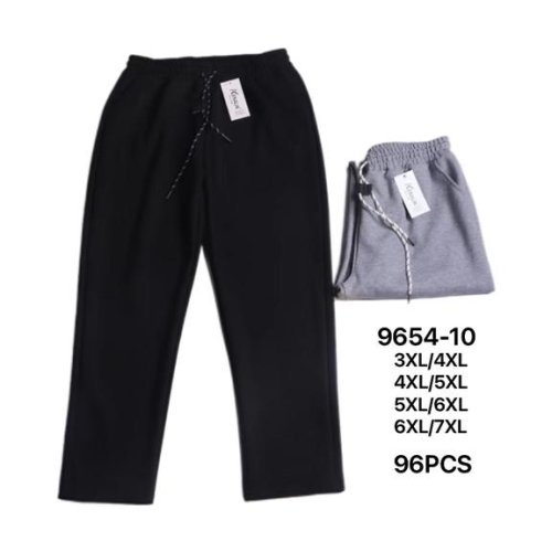 Штаны спорт Kenalin (3XL-7XL) 9654-10 mix (деми) Kenalin 9654-10 mix