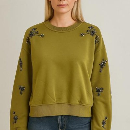 Свитер Karon (S-L) 5787 khaki (деми) Karon 5787 khaki