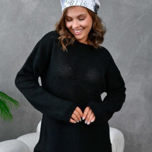 Свитер Karon (42-46) 8171 black (зима) Karon 8171 black