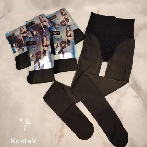 Колготы Kosta (42-46) 6892 black (зима) Kosta 6892 black