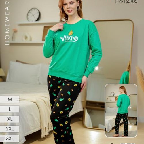 Пижама Samo (46-56) 165-05 mint (зима) Samo 165-05 mint