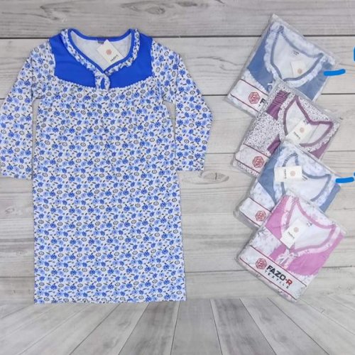 Ночнушка Samo (58-66) 480-1 grey (зима) Samo 480-1 grey