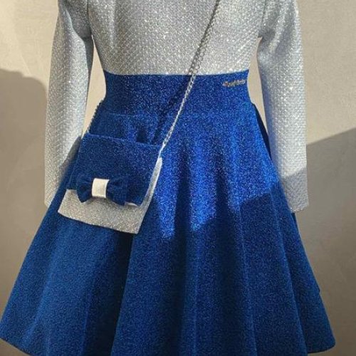 Платье Safi (122-134) M232 blue (деми) Safi M232 blue