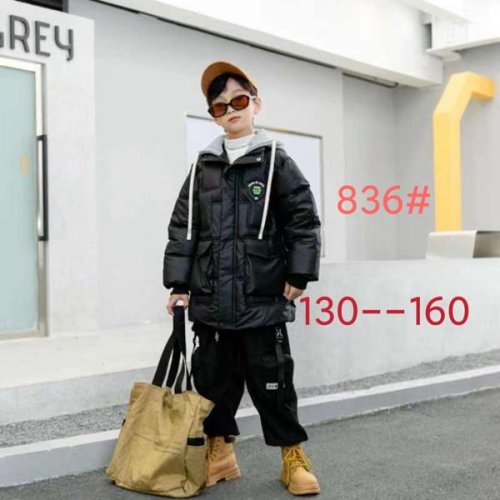 Куртка Flong (12-15) 836 black (зима) Flong 836 black