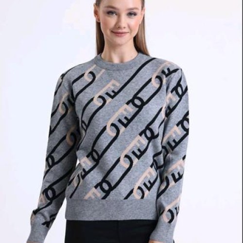 Свитер Julia (48-52) 2023 grey (зима) Julia 2023 grey