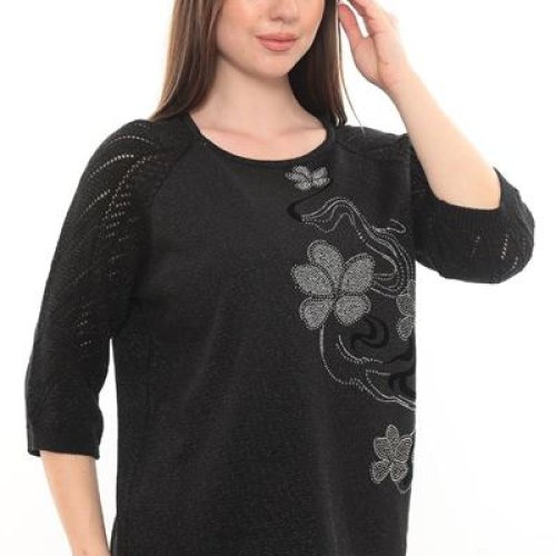 Свитер Julia (52-54) 2224 black (деми) Julia 2224 black