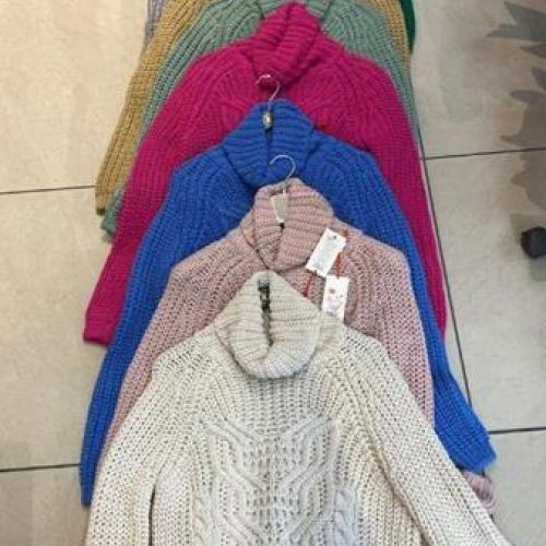 Свитер Julia (one size) JL356 d.beige (зима) Julia JL356 d.beige