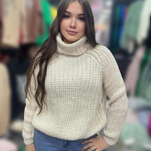 Свитер Julia (one size) JL434 beige (зима) Julia JL434 beige