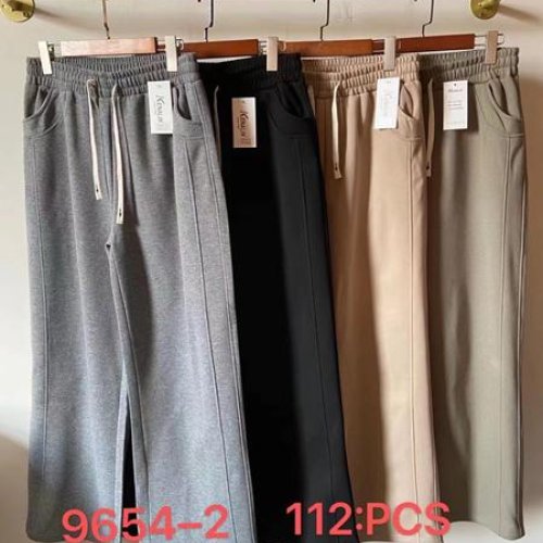 Штаны спорт Kenalin (2XL-6XL) 9654-2 grey (деми) Kenalin 9654-2 grey