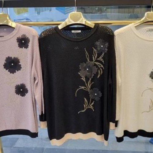 Свитер Julia (52-54) JL689 black (деми) Julia JL689 black